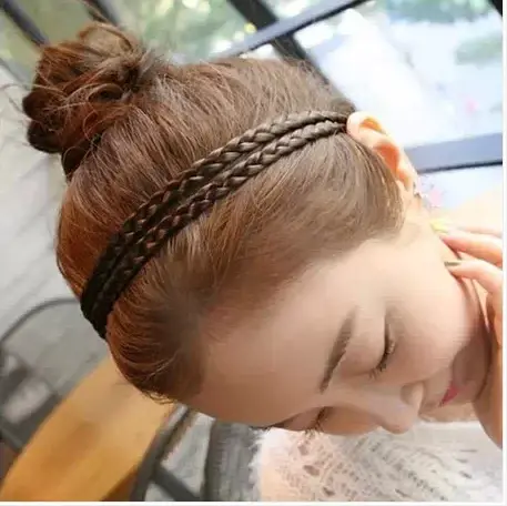 Double Layer ElasticityTwist Braided Wig and Hair