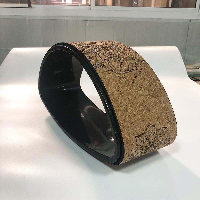 Cork Yoga Wheel Half-round Backbend Artifact Yoga Ring - Image 2