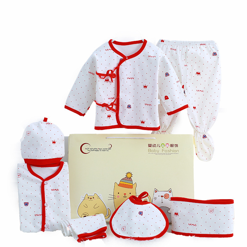 Infant Gift Box Set Warm Seven Piece Set