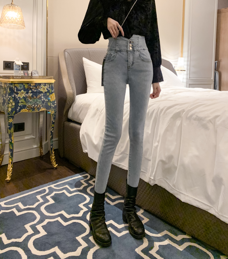 Plus Velvet Slimming All-Match Pencil Pants