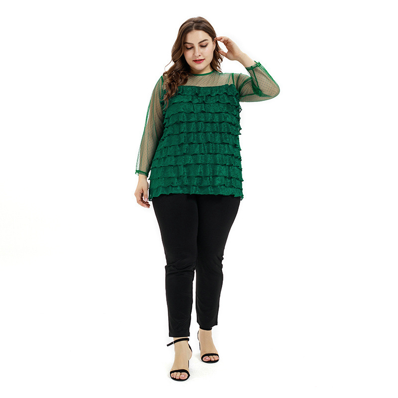 New Sexy And Perspective Ruffle Loose Personality Top