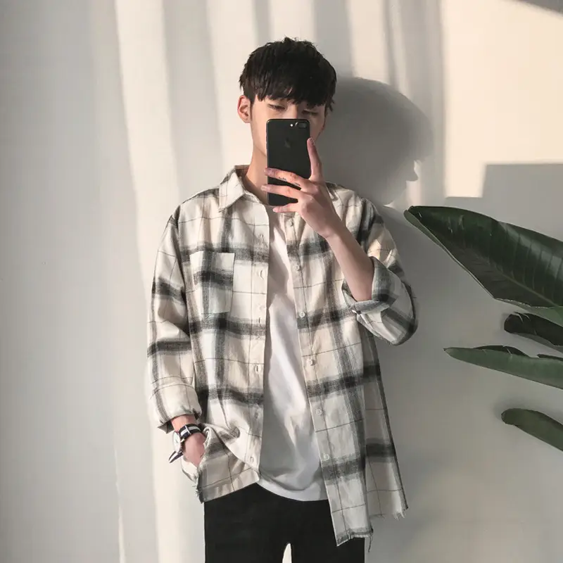 Loose And Versatile Student Handsome Shirt Thin