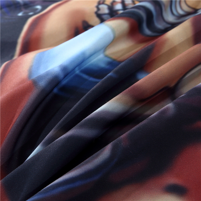 Three-Piece Digital 3d Printing Duvet Cover Bed