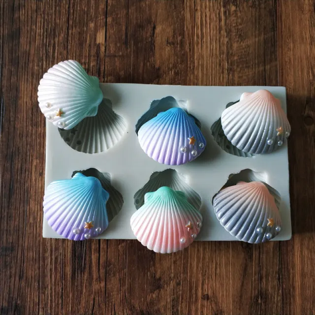 Baking DIY Chocolate Cake Decorating Tools Shell Shape - Shop at LoveMi