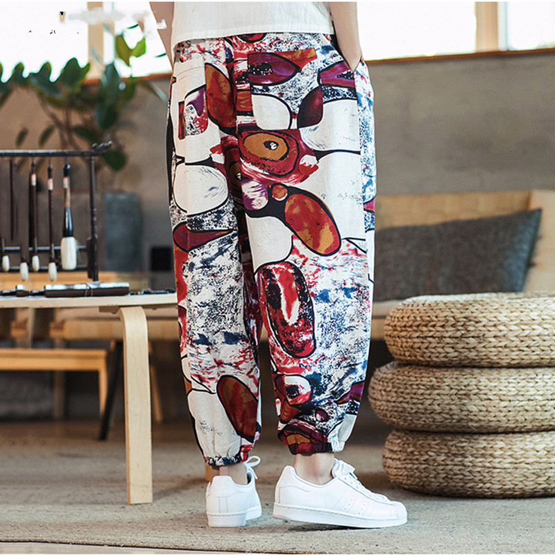 Cotton and Linen Casual Plus Size Crotch Bloomers