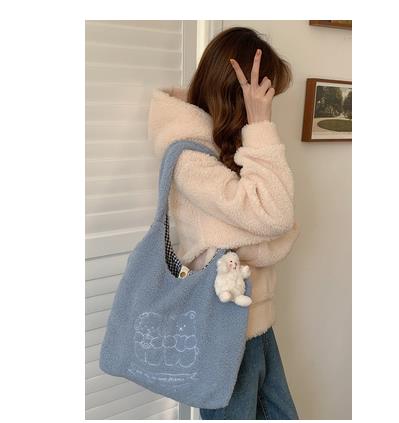 Polyester Drawstring Shoulder Bag, picture 4 of 6