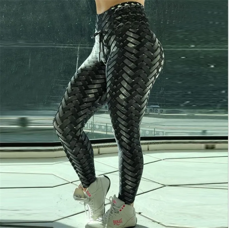 Base Sports Metal Tires Slimming Yoga Pants - Black