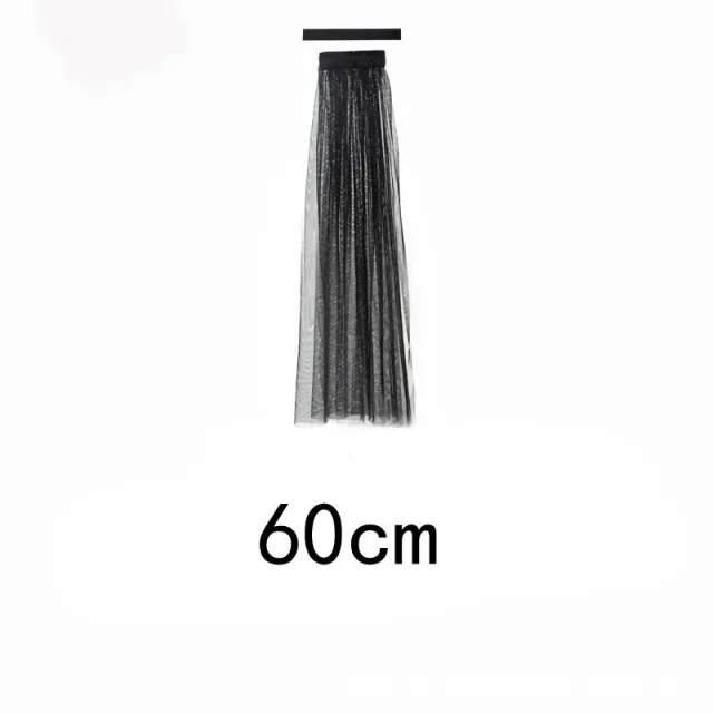 Sheep Horn Veil Skull Black Flower Headband Black - Shop at LoveMi