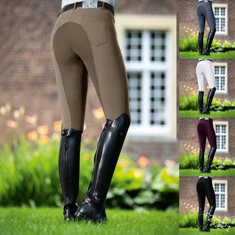 Ladies Fashion Casual Stretch Slim Riding Pants
