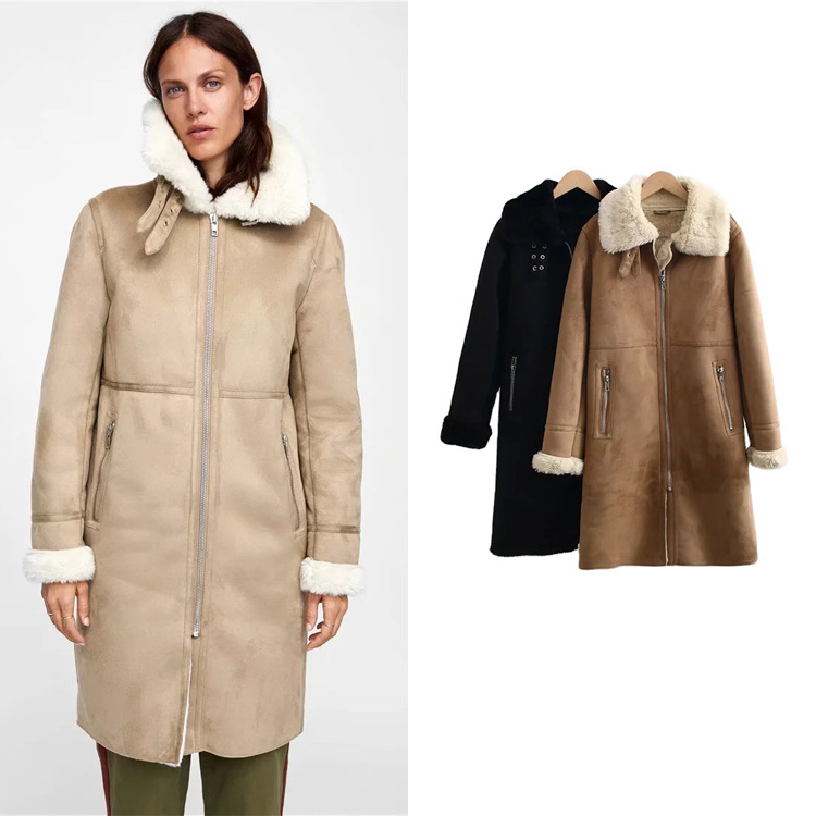 European And American Style Casual Long Coat