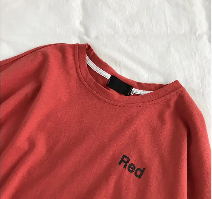 T-shirt Short-sleeved Korean Style all-match Top