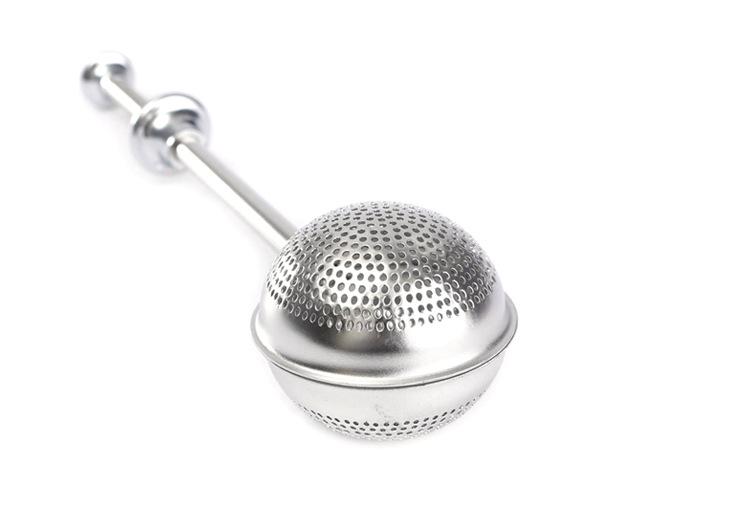 Tea bag tea leaking tea filter tea making set (silver)