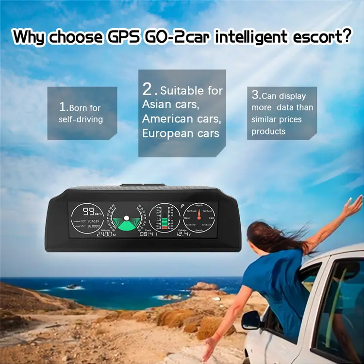 GPS GO 2 Universal Car HUD Monitoring