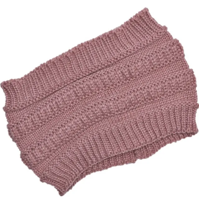 Winter Ear Protection Ladies Knitted Headband Pink - Shop at LoveMi