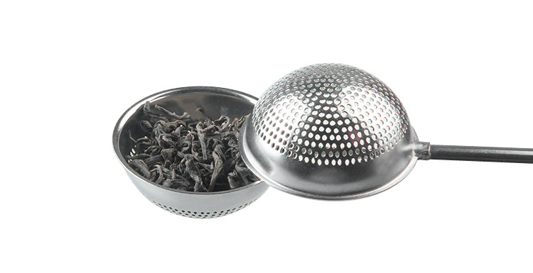 Tea bag tea leaking tea filter tea making set (silver)