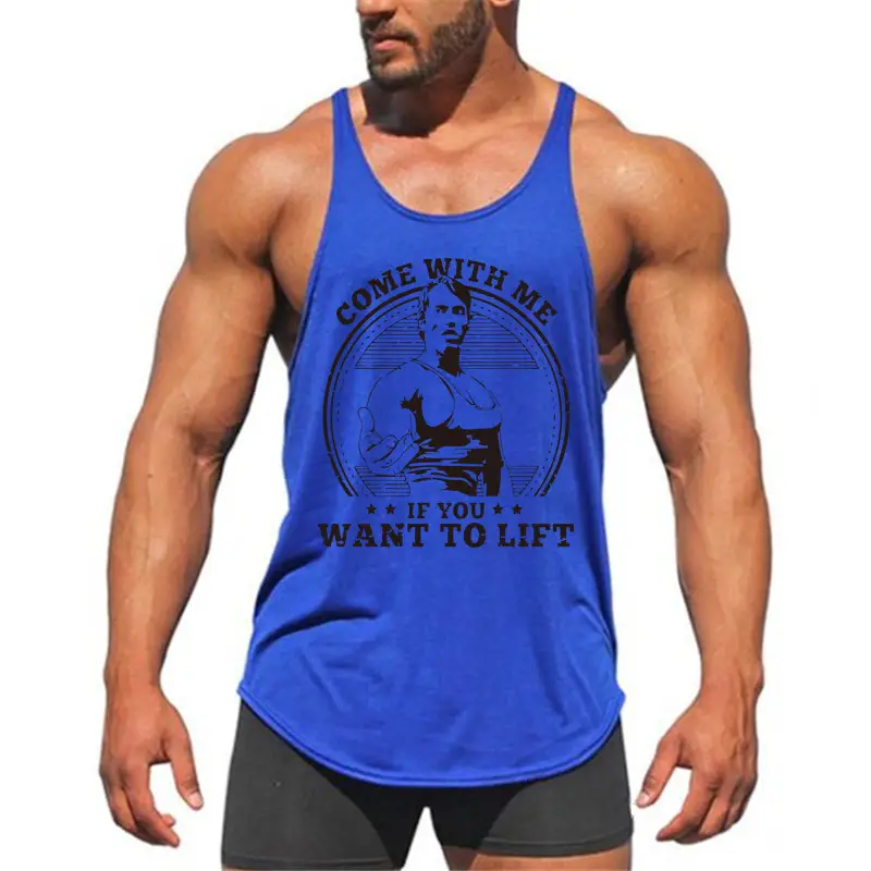 Fitness Spaghetti Strap Racer Vest Printed Jacket