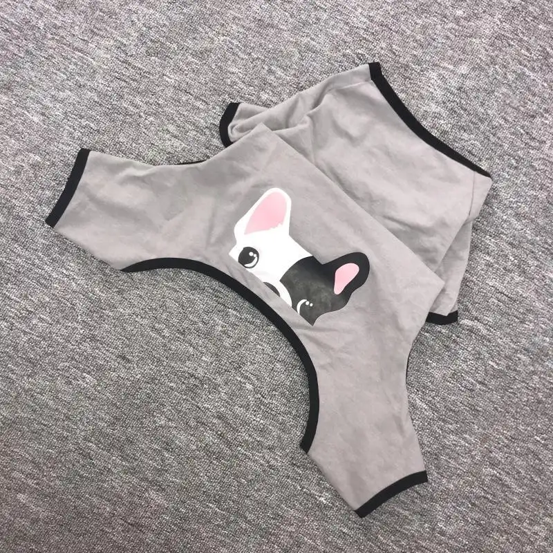 Fat Dog Four-Legged Cotton Printed Pajamas