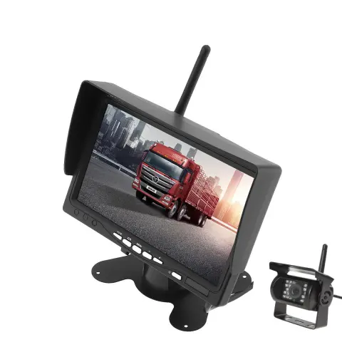 Forklift Truck Harvester 7 Inch Car Wireless Reversing Video
