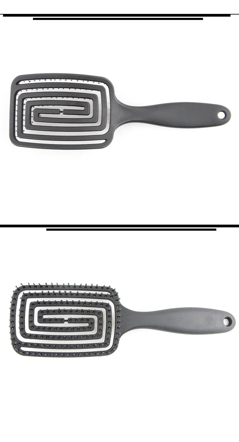 Mosquito-repellent Incense Comb Large Curved Comb Massage Comb Hollow Square Comb