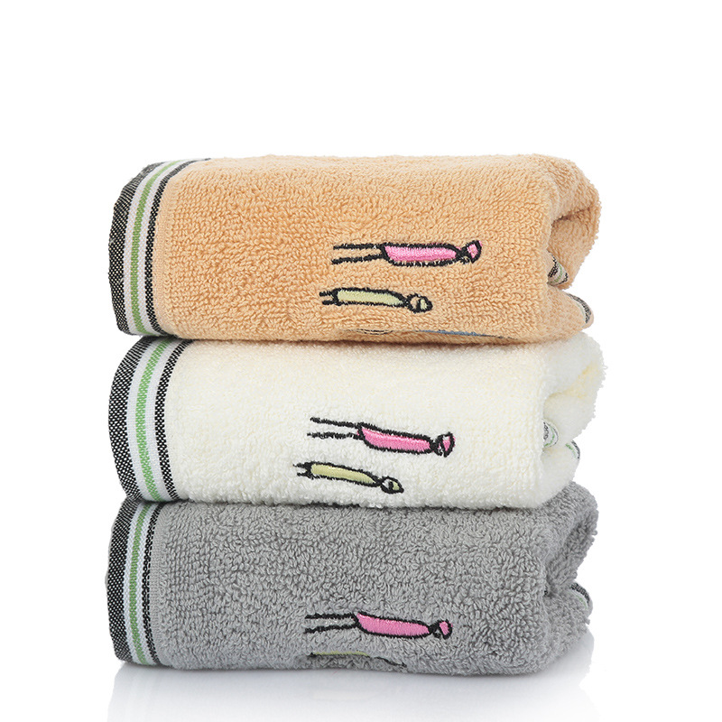 Cotton Absorbent Soft Four-sided Towel For adults