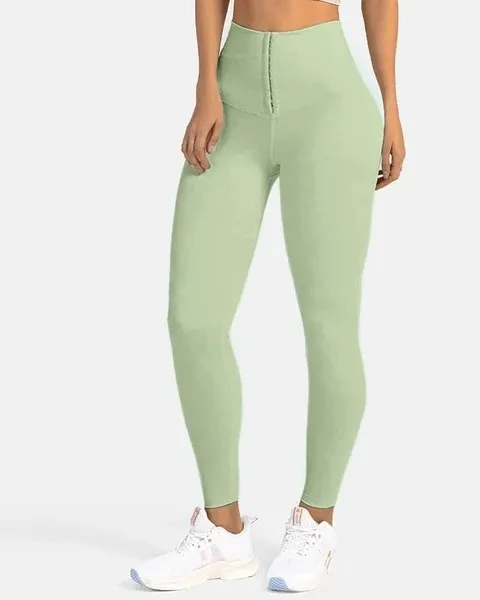 Hip Yoga Pants High Waist stretch Leggings Green - Shop at LoveMi