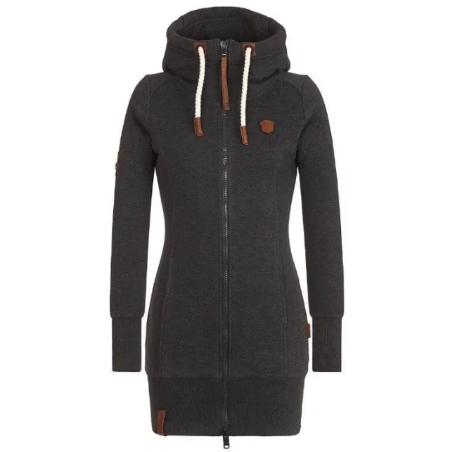 Hooded Four color Eight size Long sleeved Sweater Grey - Shop at LoveMi