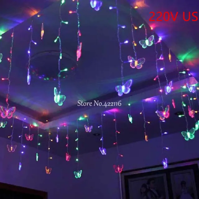 Romantic Decoration Ice Bar Color Lamp LED Curtain Decoration Red - Shop at LoveMi