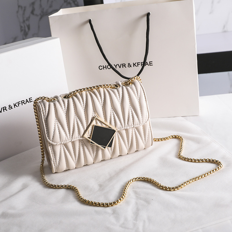 Pleated Chain Shoulder Bag, picture 5 of 6