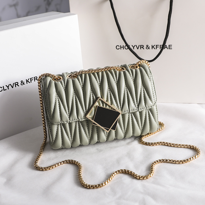Pleated Chain Shoulder Bag, picture 6 of 6