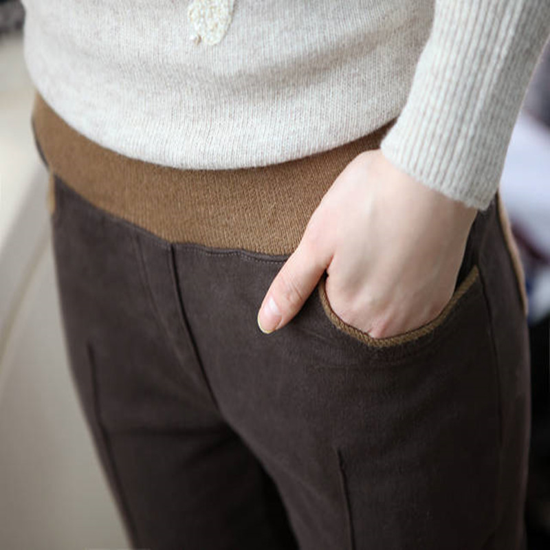 Plus Velvet Thick Leggings Autumn and Winter Korean Style Slim Trousers