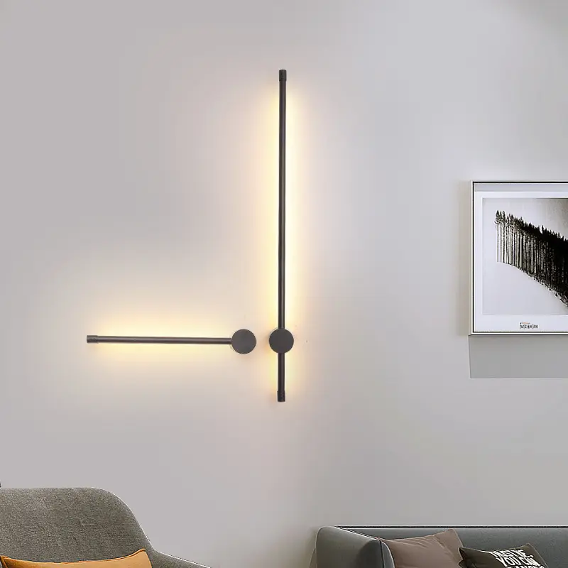 Strip Wall Lamp Nordic LED Line Bedside