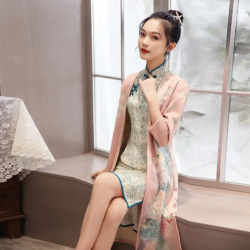 Women's Medium Length Cheongsam