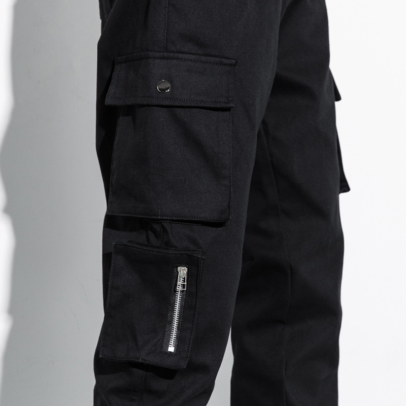 Autumn And Winter M-8 Xl Overalls Men's Loose-Fitting Pants