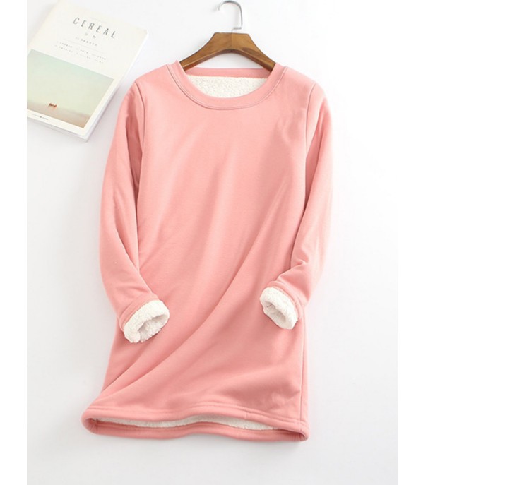 Foreign Trade Autumn And Winter New Plush Warm Base Shirt