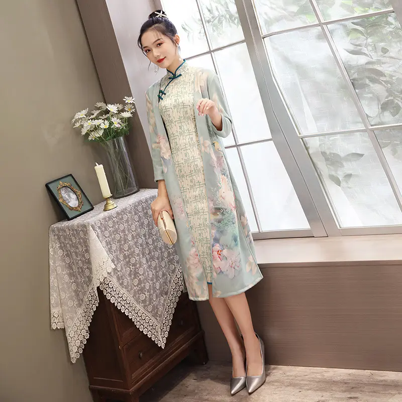 Women's Medium Length Cheongsam