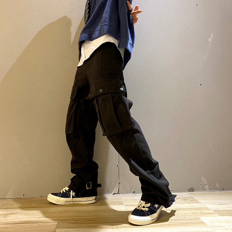 Retro Personality Trendy Wide-leg Loose Couple Overalls