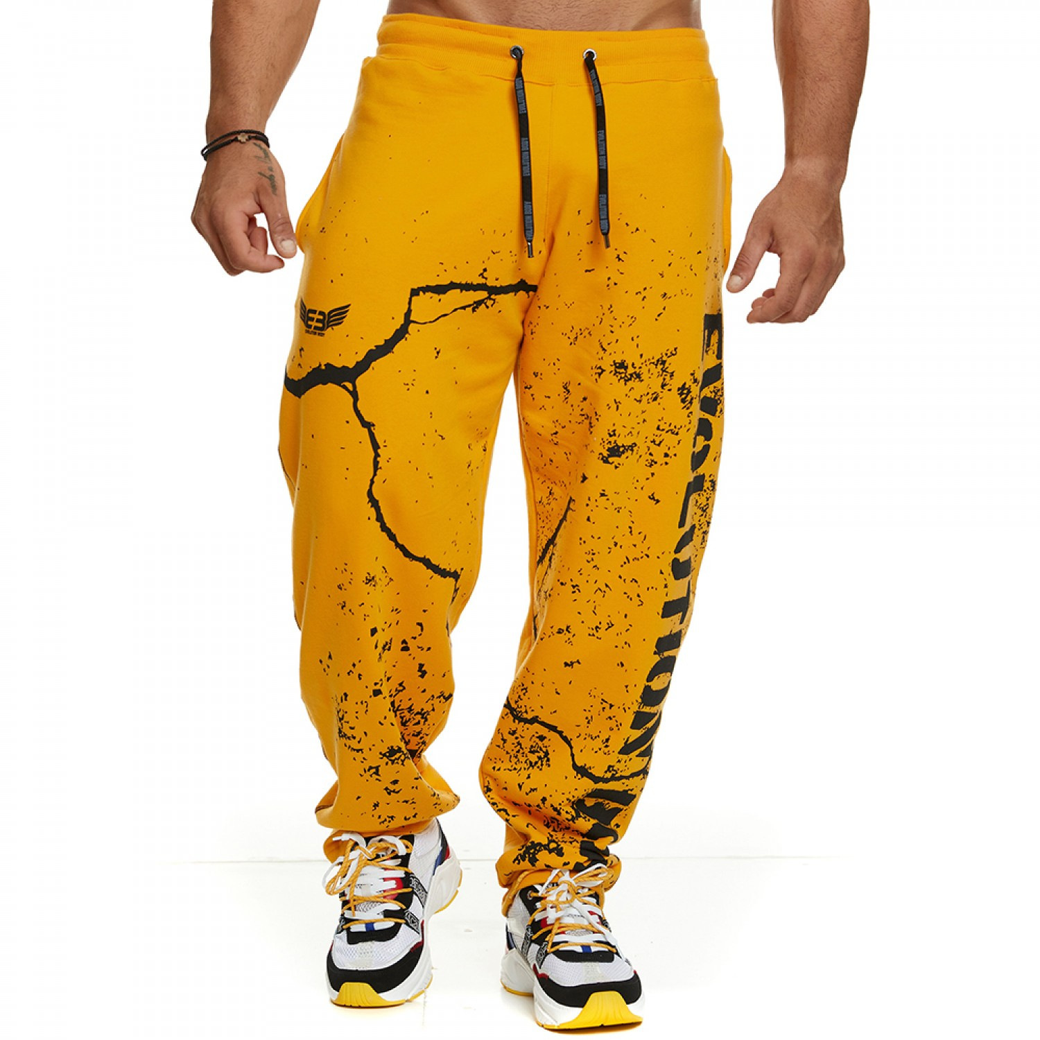 Loose Sports Cotton Boxer Plus Size Straight Track Pants