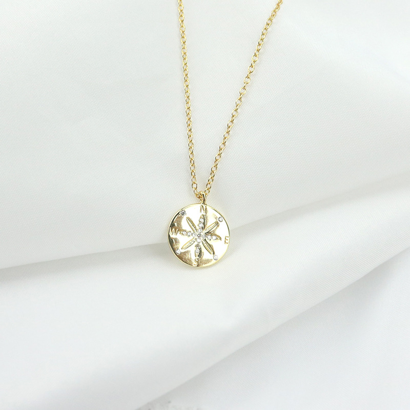 Six-pointed Star Necklace Female Sterling Silver Tide