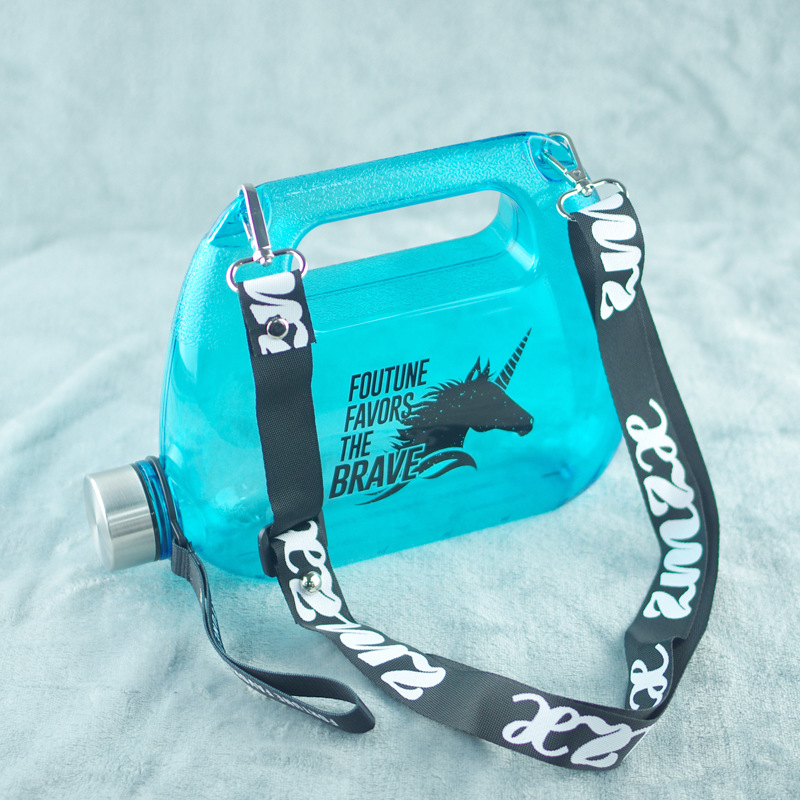 Backpack Kettle Portable Outdoor Sports Plastic Cup Blue - Shop at LoveMi