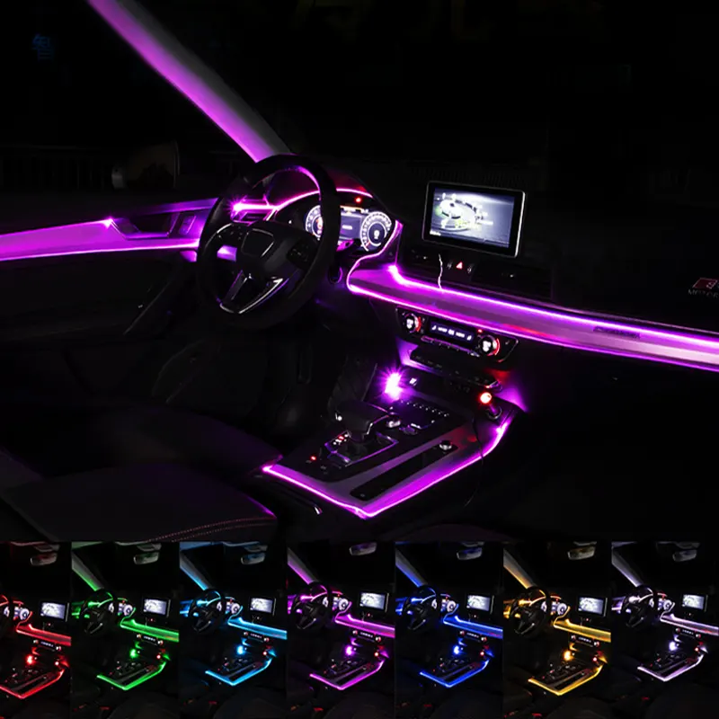 Car Fiber Optic Ambient Light Modified Car Interior Cool