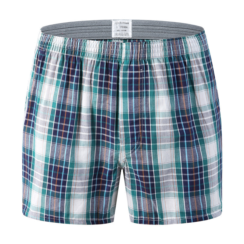 Men's Boxer Shorts Men's Large Underwear Beach Pants in Blue