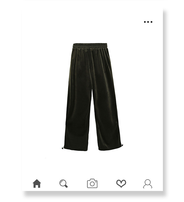 Hip-Hop Drape Drawstring Drawstring Casual Sports Pants