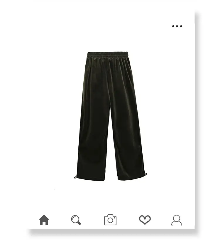Hip-Hop Drape Drawstring Drawstring Casual Sports Pants