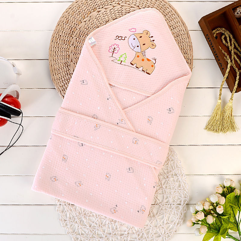 Baby Quilt Thin Cotton Blanket Wrap Swaddling — view 4