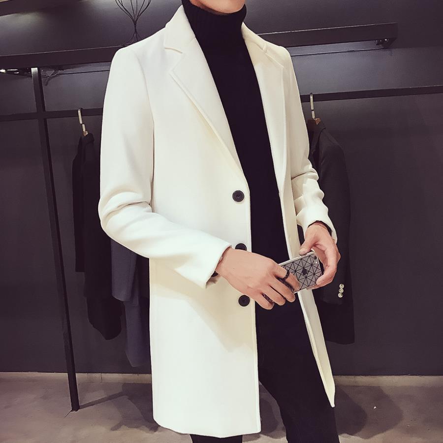 Men's Windbreaker Mid Length Casual Men's Jacket