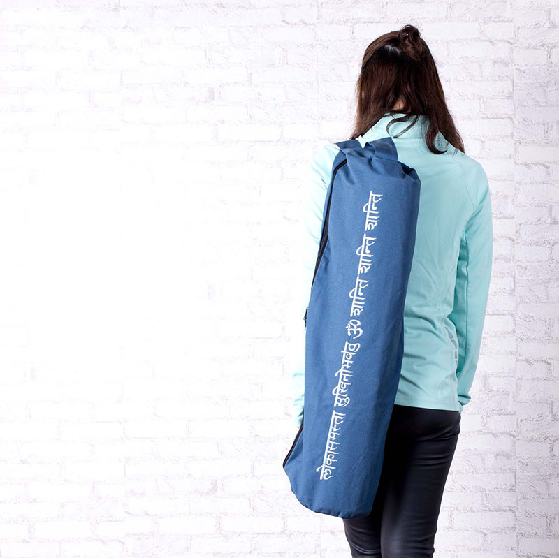 Yoga Mat Backpack Wear-Resistant Canvas Storage Backpack - Image 4