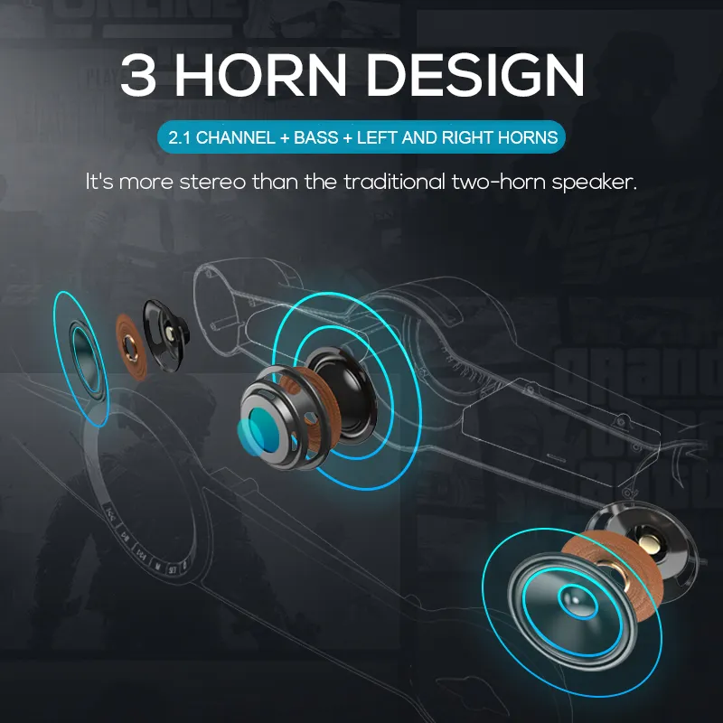 Computer Audio Home MiNi Subwoofer Long Bluetooth