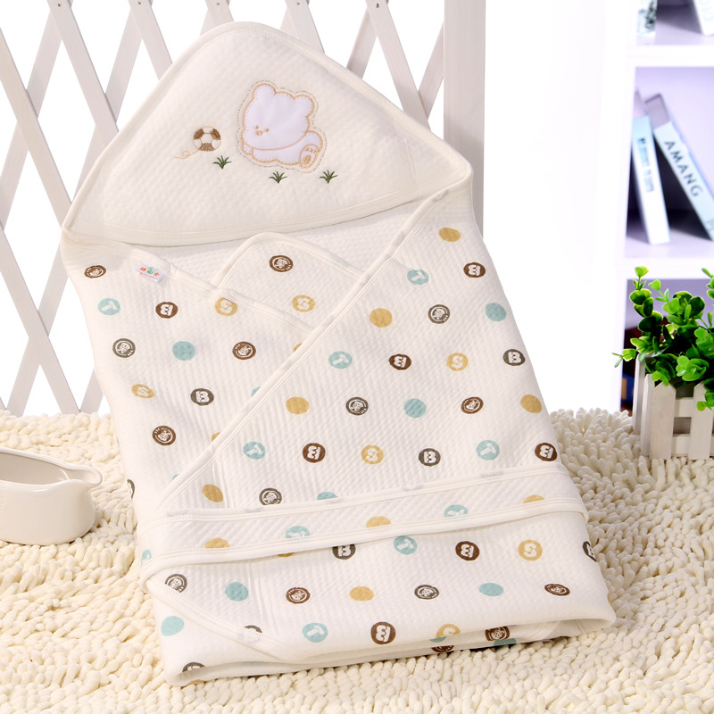 Baby Quilt Thin Cotton Blanket Wrap Swaddling — view 6