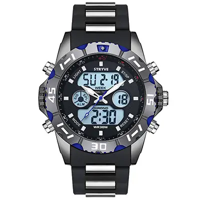Men's Multifunctional Sports Waterproof Electronic Watch