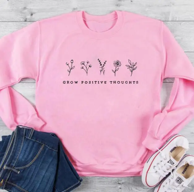 Men's And Women's Hoodless Sweater Creative Printing Pink - Shop at LoveMi